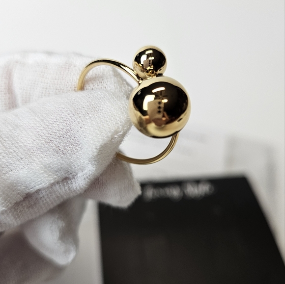 18K Gold Plated Stainless Steel Ring - Picture 6 of 9